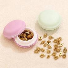 Exquisite Packaging 10pcs 304 Stainless Steel 18K Gold-Plated Multi-Style Double-Hole Pendant Bases And Settings DIY Charm Jewellery Necklace And Bracelet Making Accessories Women's Stainless Steel Jewellery Handmade Components - Pendant Base - View 5