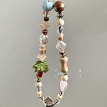 Cute Yay Soft Phone Lanyard DIY Handmade CCD Beaded High-Quality Phone Case Strap Keychain Accessory Suitable For Girls & Women - Yeye Bones - View 3