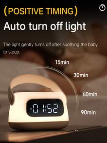 Đồng hồ báo thức kỹ thuật số đa chức năng hiện đại LED với đèn nền, độ sáng điều chỉnh được và chức năng hẹn giờ, hiển thị 12/24 giờ, báo thức kép và chức năng đếm ngược - Thiết kế hình vuông trang nhã, phù hợp trang trí phòng ngủ và phòng khách, quà tặng đồng hồ báo thức phòng ngủ, đồng hồ trang trí nhà cửa. - Đèn báo thức - Xem 3