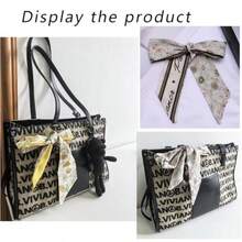 Juego de 8 bufandas para mujer bandanas para la cabeza y cuello accesorios de moda para cola de caballo 35.4 x 2.4 pulgadas - Conjunto de bufandas 2 - Ver 6