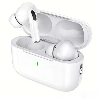 سماعات أذن لاسلكية TWS، سماعات بلوتوث لاسلكية، تحكم باللمس، علبة شحن، جودة موسيقى وصوت مكالمات واضحة، مناسبة للسفر والرياضة الخارجية والاستماع الترفيهي