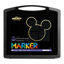 Disney 48-60 Colors Opaque Stackable Acrylic Brush Tip Markers, Suitable For Painting And Art Creation - Sets - View 1