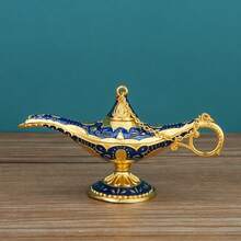 Quà tặng trang phục và phụ kiện đèn thần cổ điển, chậu cây trang trí kiểu Ả Rập cổ điển (vàng), biểu ngữ tìm kiếm họa tiết vàng sang trọng, đèn thần, đồ trang trí tiệc cung điện, đèn thần, đồ trang trí thủ công hình đèn thần - Nhiều màu - Xem 21