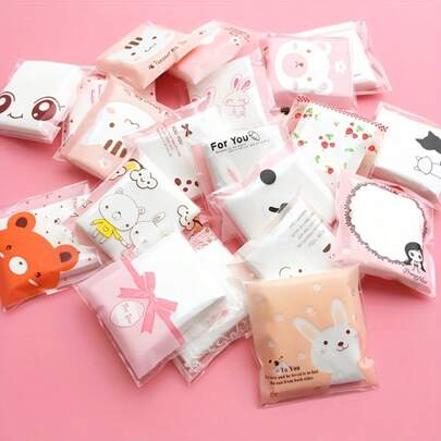 100pcs/Pack 4-Pack Portable Disposable Face Towels - Travel Essential, Ideal For Makeup Removal, Facial Cleansing, Camping, Beach Trips, And Daily Home Cleaning