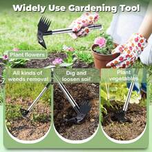 Digger, Remover Length 150cm, Puller With Long Handle, 2-In-1 Rake And Garden , Garden Tool Efficient Removal Garden Tools - 1 - View 6