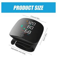 OISE ART STORE Misuratore Di Pressione Sanguigna Da Polso Con Schermo Monitor Lcd Automatico Regolabile - - Multicolore - Visualizzare 5