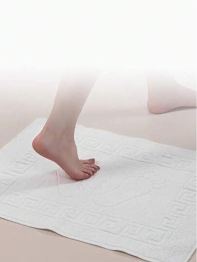 Cotton Rich Bath Mat 50x70cm - Made In Turkey