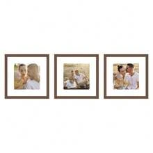 Kits Quadro Porta Retrato 1 Foto de 20x20 Paspatur Branco 30x30 - Multi Fotos - Visão 17