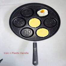 7 Pcs Non-Stick Pancake Pan Set - Easy To Clean, Heat-Resistant Handle, Great For Breakfast And Outdoor Cooking, Ideal For Home And Camping Kitchen Items Kitchen Accessories Kitchen Kitchen Tools - Multicolor - View 10