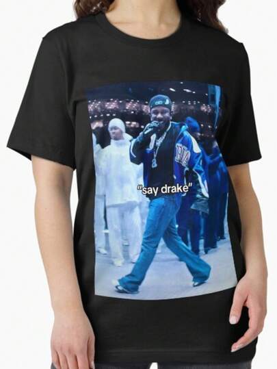 KendrickLamar Supe Bowl _Say Drake_ Background Essential T-Shirt