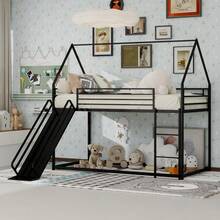 Kids Bed Frames, Headboards & Footboards - Black + Iron + Bedroom - View 1