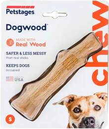 Durable Chew Toy With Wood Flavor Perfect For Moderate Chewers Medium Size - Dogwood Brown - View 8