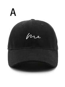1pc Unisex Brushed Thickened Letter "Me" Embroidered Fashion Baseball Cap - Multicolor - View 13