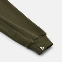 Adidas Men's M VERBIAGE SWT Knit Sweatshirt Sweatshirt KB4871 - Olive Green - View 5