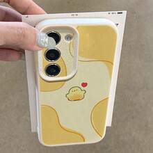 1 ốp lưng điện thoại TPU mềm mại hình gà con màu vàng dễ thương, chống sốc, bao phủ toàn diện, tương thích với các dòng /Redmi, phiên bản quốc tế, không phải phiên bản nội địa. - trắng - Xem 4