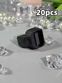 Contador de anillo clásico y sencillo, de material de resina, ligero y cómodo, conteo conveniente, contador de anillo con pantalla digital, contador de presión manual de alivio, ampliamente aplicable, disponible en varios colores, adecuado para hombres y mujeres, regalos navideños, contador de rosario electrónico, aplicable para uso comercial y doméstico, contador multifuncional - Multicolor - Ver 24