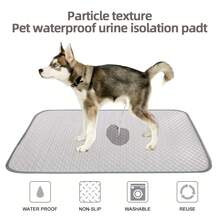 1pc Reusable Pet Pee Pad, Pet Bed Mat, Dog Training Pad, Pet Sofa Mat, Dog Cage Mat, Suitable For Medium/Small Cats & Dogs, Non-Stick, Machine Washable, Granular Texture - Multicolor - View 1