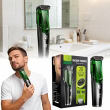 Beard Trimmer For Men, Electric Razor Shaver, Cordless Hair Clipper Shaving Kit For Mustache Body Nose Ear Hair Facial, Adjustable Beard Grooming Kit Birthday Gifts For Men - Black - View 1