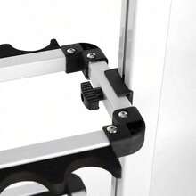 Fishing Rod Rack Stand Storage Holder Aluminum Alloy Display Rack 24 Rods 72cm - white color - View 7