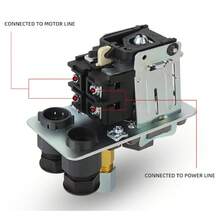 Válvula de control de interruptor de presión de compresor de aire, 95-125 PSI, con manómetro y regulador de colector - Unitalla - Ver 4