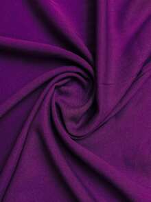 Heavyweight Viscose Twill Fabric | Thick Viscose Twill - 紫色 141 - 查看 2