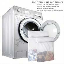 4-Piece Fine Mesh Laundry Bag 12 X 16 Inches With Zipper Honeycomb Mesh Laundry Bag Suitable For Socks Underwear Delicates White Durable Laundry Organizer For Home And Travel Breathable Lightweight Quick Air Dry Gentle Wash Protection Multi-Use Tote Style For Wash And Storage - White - View 1