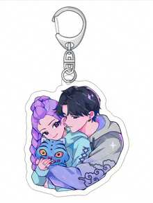 Mattel 1 pieza Llavero acrílico de The Witcher - Multicolor - Ver 6