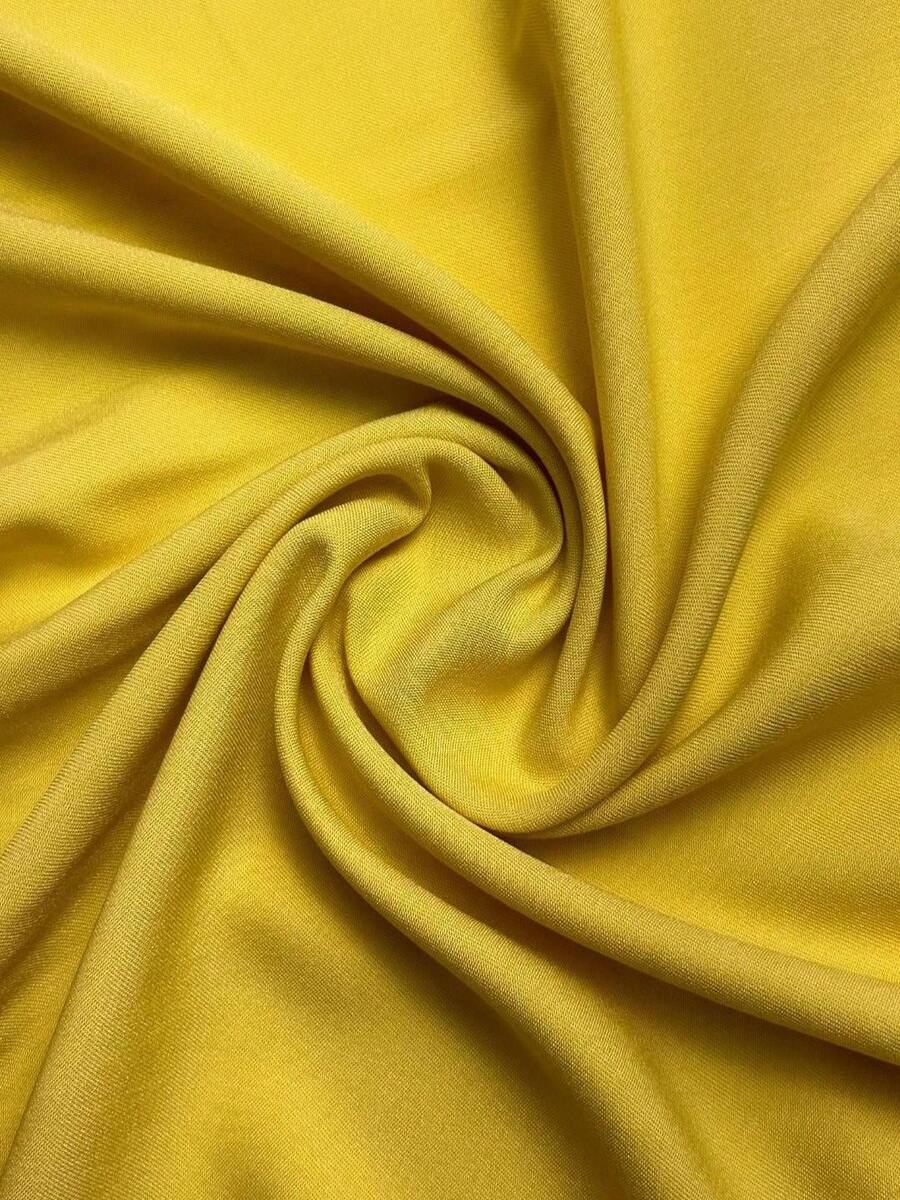 Heavyweight Viscose Twill Fabric | Thick Viscose Twill - 黃色 09 - 查看 1