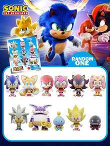 Sega 1pc  Official 3D Anime Character Series - 1pc Mystery Bagged Keychain Clip, Random  Or Tails Character, Suitable For Mother And Friend Anniversary, Christmas, Halloween Gifts - Multicolor - View 1