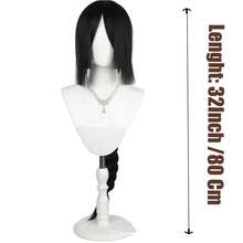 Long Deep Blue Braid Cosplay Wig For Amanai Riko Anime Character Hair Wigs With Bangs+Wig Cap - Natural Black - View 6