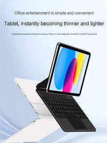 Ultra-Thin Wireless Keyboard Case With Kickstand, Compatible With IPad 2025 (A16) 11-Inch / IPad 10th Gen 10.9-Inch Tablets, Supports Spanish & Arabic Keyboard Layout - IPad A16 11'' / 10th 10.9-inch - View 2