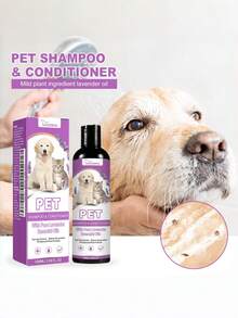 Lavender & Coconut Oil Pet Shampoo, Helps Relieve Skin Itchiness, Softens Fur, Detangles, For Dogs & Cats - 100ml - View 4
