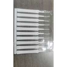 10 件装淋浴喷头清洁刷，带 S 形钩和挂钩，浴室瓷砖缝隙清洁刷，厨房用品，厨房配件，厨房工具 - 白色 - 查看 1