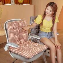 1pc New Polyester Fiber Seat Cushion - Washable, Suitable For Elderly, Applicable To Office, Camping, Patio And Dining Chair, Fabric Seat Pad - 1PC - View 5