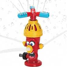 Outdoor Children's Water Spray Toys, Children's Lawn Sprinkler, Fire Hydrant Water Sprayer Toys, Garden Water Toys With Rotating Nozzles, Interactive Outdoor Gifts Suitable For Boys And Girls - 彩色 - 查看 9