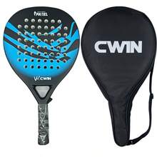 CAMEWIN Padel Racket Tennis Carbon Fiber Soft EVA Face Tennis Paddle Racquet Racket With Padle Bag Cover - Multicolor - View 5