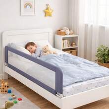 BATHBY Baby Bed Protection Rails - Gray (110) - View 2