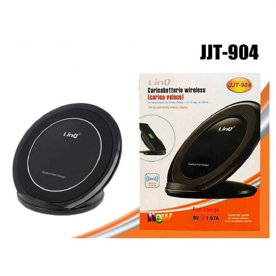 OISE ART STORE Base Di Ricarica Veloce Wireless Qi Induzione Smartphone Caricabatterie Jjt-904 - - Multicolore - Visualizzare 1