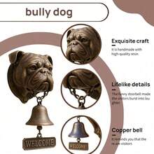 New Witch Bell Dog Welcome WELCOME Doorbell - Multicolor - View 6