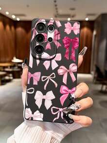 Ốp điện thoại in hình nơ hồng, tương thích với iPhone 17/16 Pro Max, 14/13, 12, 11 Pro Max, XS Max, X, XR, 8, 7, 6S, Plus, Mini, và Galaxy A13 4G, S21 FE 5G, A15, A21S, A34, A12, A50, S21, A71, v.v. Ốp chống sốc, thích hợp làm quà sinh nhật, quà cho bạn gái, bạn trai hoặc sử dụng cá nhân. - Nhiều màu - Xem 2