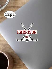 Baseball Name Decal | Personalized Custom Baseball Sticker | Team Baseball Decals Sticker With Name And Number | Baseball Gift-9pcs Stickers Scrapbook Supplies Funny Stickers Scrapbooking Supplies Kindle - A - View 17