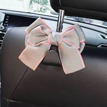 AD 1 件装汽车座椅挂钩，带蝴蝶结装饰，车内多功能储物挂钩，创意女士配件 - 均碼 - 查看 21