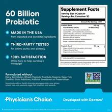 Bestseller!Minimal-Physician's Choice 60 Billion Probiotic - Daily Gut Health, Digestive & Immune Support For Men And Women With Organic Prebiotics & 10 Unique Strains.Supplement Vitamin,Free Shipping. - 30個裝 - 查看 2