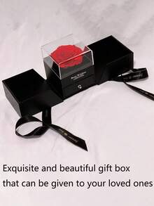 情侣可调节手链，波西米亚风格圣母玛利亚图案设计，派对配饰礼品，黑色优雅包装盒 - 黑紅色 - 查看 10