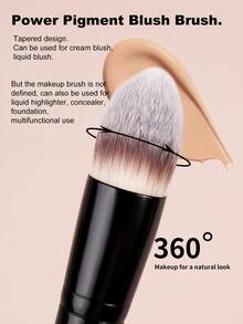 MAANGE 4/5件套专业双头化妆刷套装，高品质合成刷毛，适用于液体、膏状和粉状产品，包含粉底刷、腮红刷、修容刷、眼影刷和遮瑕刷等，可用于晕染、轮廓修饰和面部彩妆，是适合所有肤质的最佳化妆工具，非常适合日常使用和旅行，是送给女性和女孩的理想礼物。 - 彩色 - 查看 10