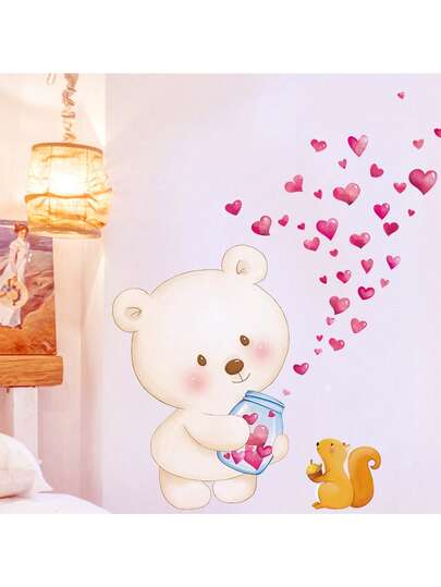 Naklejki ścienne 3D z motywem kreskówek do pokoju dziecięcego, dekoracja ścienna do pokoju dziewczynki, naklejki do malowania ścian