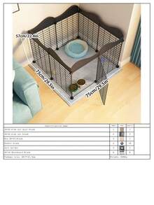 Easy Install Removable Small Dog Fence, Collapsible Indoor Pet Gate For Small Dogs - Multicolor - View 24