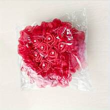 优雅布艺花车花环,配缎带蝴蝶结 - 心形玫瑰仿真花,婚礼装饰门把手花,蝴蝶花环,生动婚礼及订婚门把手装饰,紫色/粉色/红色仿真花卉摆设,婚车装饰,适用于婚礼、户外庆典、婚礼用品 - 彩色 - 查看 11