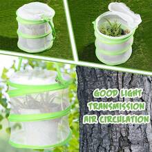 Insect & Butterfly Habitat Insect Net Cage, Caterpillar House, Insect Breeding Cage, Pop-Up Insect & Butterfly Habitat Breeding Cage With Transparent Net Cover - Green - View 6