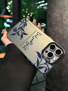 1pc Text Slogan Anti-Drop Phone Case, Thick Anti-Slip Protective Cover Compatible With IPhone 16, 16 Plus, 16 Pro Max, 16e, 15, 15 Plus, 15 Pro Max, 15e, 14, 14 Plus, 14 Pro Max, 14, And - Multicolor - View 4